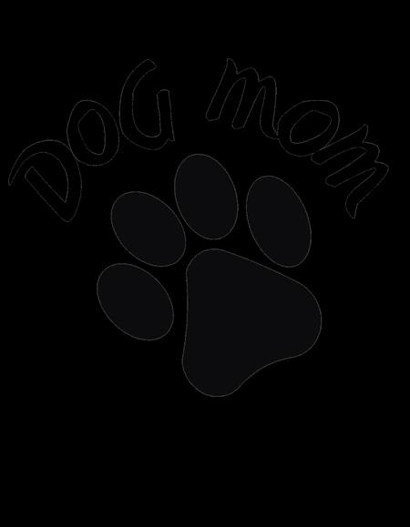 Koszulka damska (t-shirt) „Dog Mom” 160 g