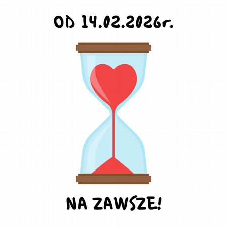 Zestaw kubek i torba Klepsydra Na Zawsze - Personalizowany | Bavenna