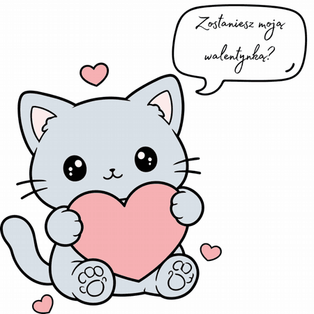 Zestaw kubek i torba Zostaniesz Moją Walentynką? | Bavenna