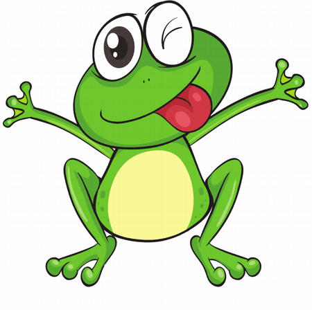 Kubek ceramiczny biały Wesoła Żabka | Bavenna