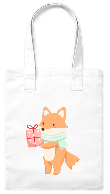 Torba bawełniana eko Lisek Z Prezentem 220 g | Bavenna