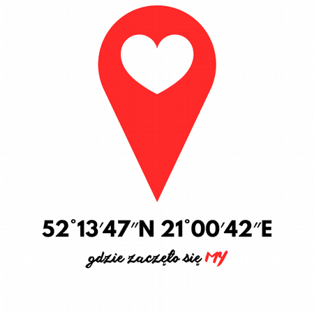 Zestaw kubek i torba Współrzędne - Personalizowany | Bavenna