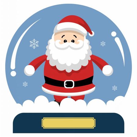 Mikołaj w śnieżnej kuli