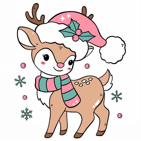 Świąteczny renifer