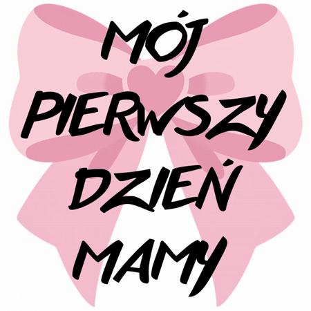 Koszulka damska (t-shirt) „Mój pierwszy Dzień Mamy” 160 g