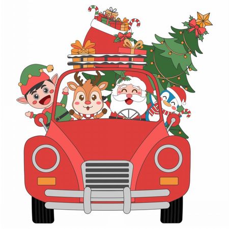 Wesoła paczka mikołaja