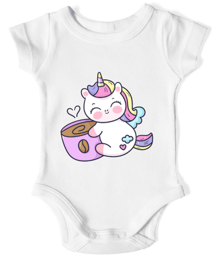 Body niemowlęce „Coffee hug unicorn” 145 g