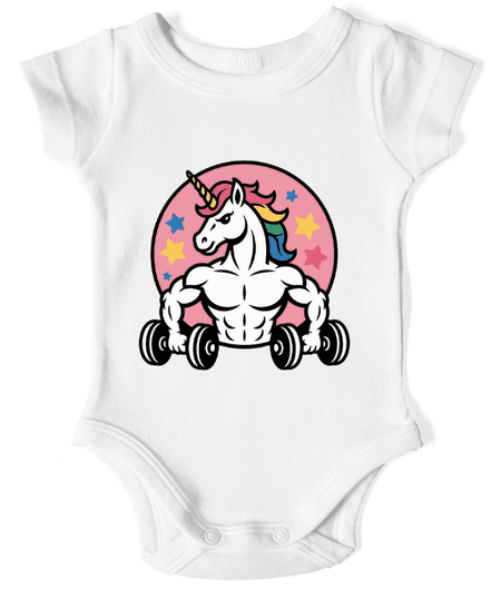 Body niemowlęce „Gym beats unicorn” 145 g