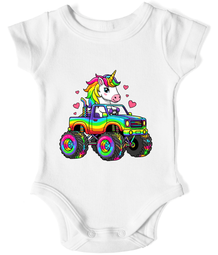 Body niemowlęce „Rainbow monster unicorn” 145 g