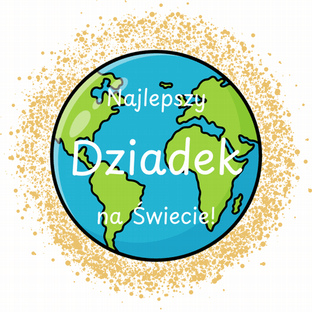 Torba bawełniana eko Najlepszy Dziadek na Świecie! 220g | Bavenna