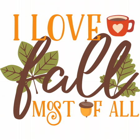Torba bawełniana „I Love Fall Most of All” – 220 g/m²