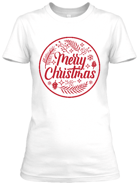 Koszulka damska „Merry Christmas” 160 g/m²