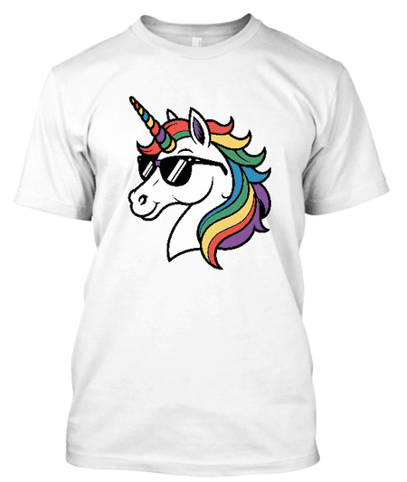 Koszulka dziecięca (t-shirt) „Cool galaxy unicorn” 155 g