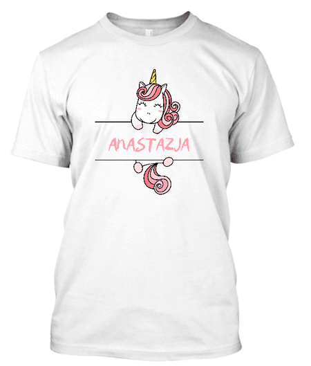 Koszulka dziecięca (t-shirt) „Magic unicorn” - personalizowana 155 g