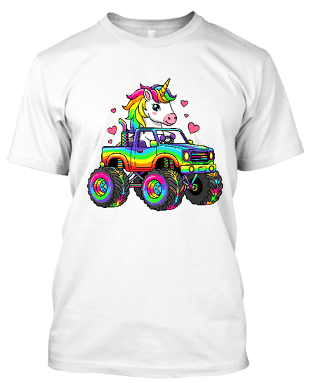 Koszulka dziecięca (t-shirt) „Rainbow monster unicorn” 155 g