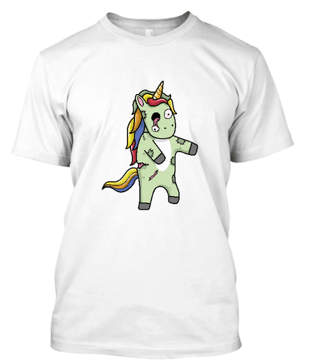 Koszulka dziecięca (t-shirt) „Zombie unicorn” 155 g