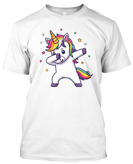 Koszulka męska (t-shirt) „Dabbing unicorn” 190 g