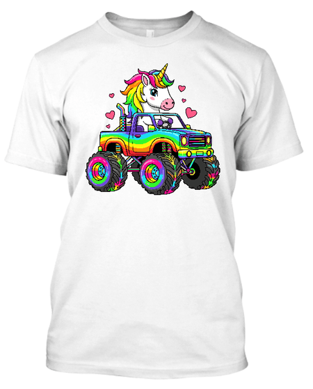 Koszulka męska (t-shirt) „Rainbow monster unicorn” 190 g