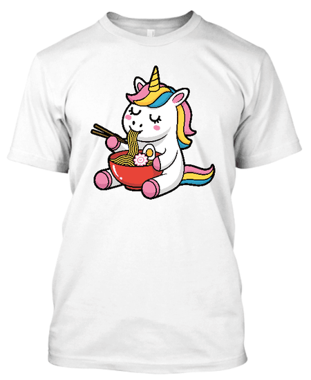 Koszulka męska (t-shirt) „Ramen lover unicorn” 190 g