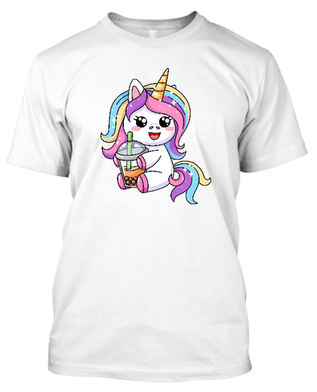 Koszulka męska (t-shirt) „Sweetie unicorn bubble tea” 190 g