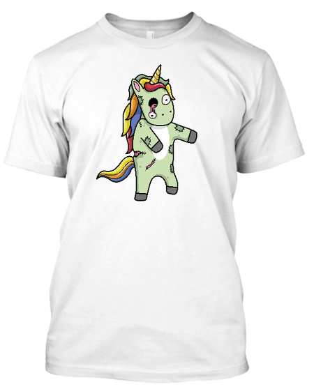 Koszulka męska (t-shirt) „Zombie unicorn” 190 g