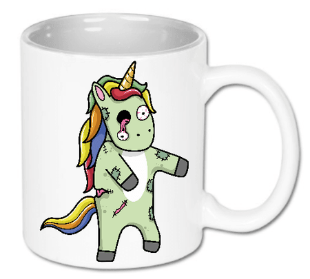 Kubek ceramiczny „Zombie unicorn” 330 ml