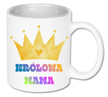 Kubek ceramiczny „Królowa Mama” 330 ml