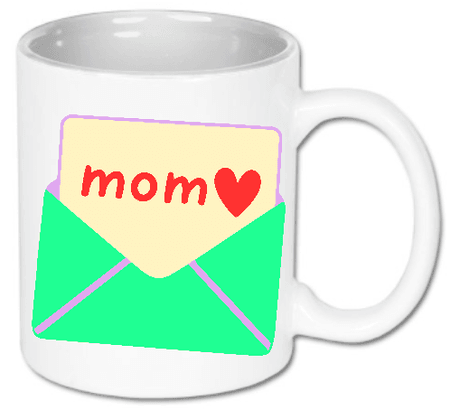Kubek ceramiczny „List do Mamy” 330 ml
