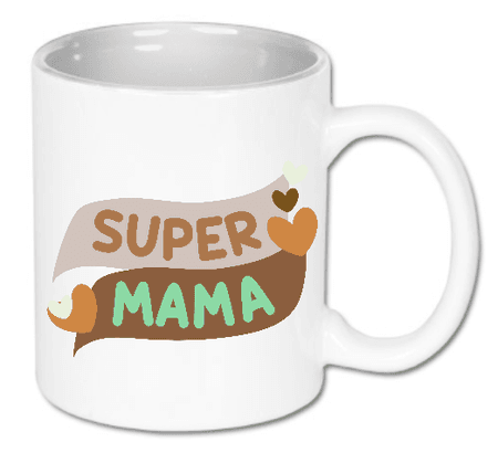 Kubek ceramiczny „Super Mama” 330 ml