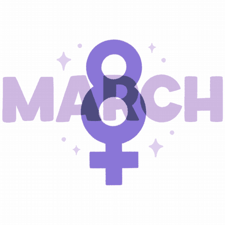 Torba bawełniana eko „8 March Purple Style” 220 g