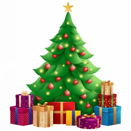 Torba baweniana eko „Choinka z prezentami” 220 g