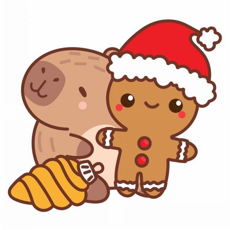 Torba bawełniana eko „Kapibara i pierniczek” 220 g