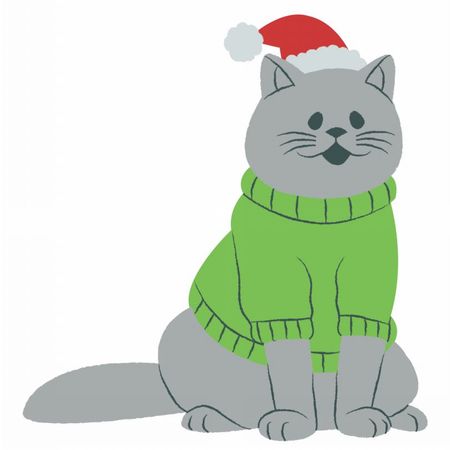 Torba bawełniana eko „Kotek w czapce” 220 g