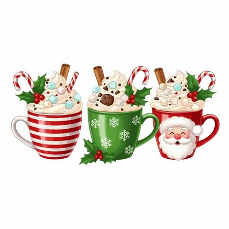 Torba bawełniana eko „Kubki z bitą śmietaną” 220 g