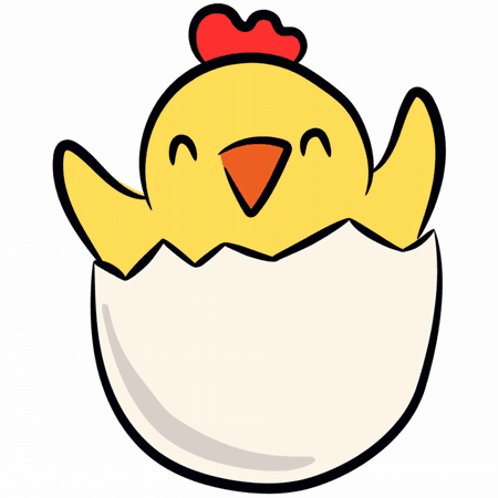 Torba bawełniana eko „Kurczaczek niespodzianka” 220 g