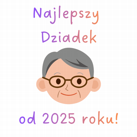 Torba bawełniana eko „Najlepszy Dziadek od” – Personalizowana 220 g