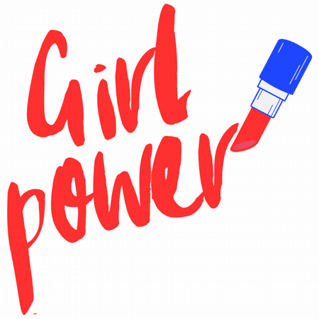 Torba bawełniana eko „Red Lipstick Girl Power” 220 g