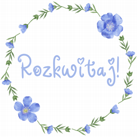 Torba bawełniana eko „Rozkwitaj” 220 g