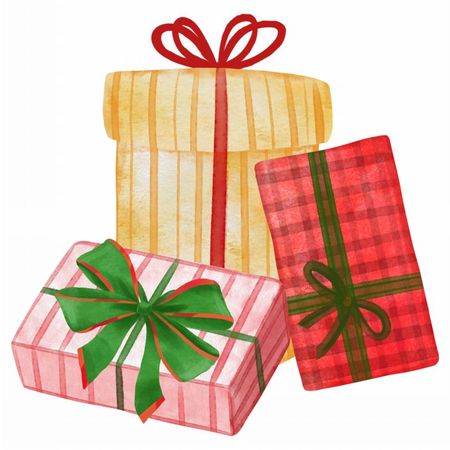 Torba bawełniana eko „Świąteczne prezenty” 220 g