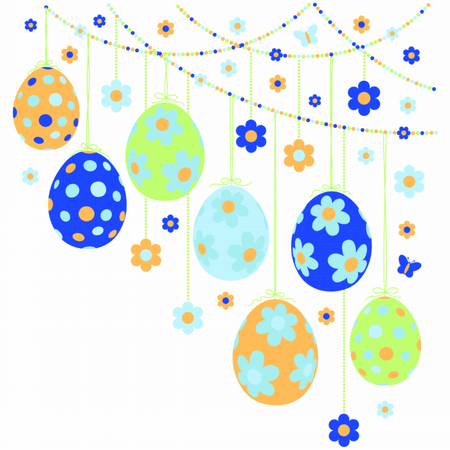 Torba bawełniana eko „Wielkanocna girlanda” 220 g