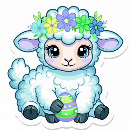 Torba bawełniana eko „Wiosenny Baranek” 220 g