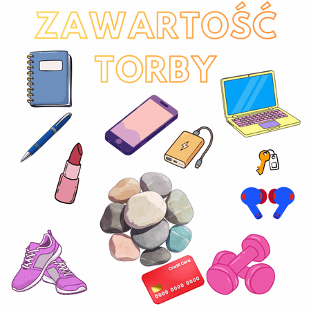 Torba bawełniana eko „Zawartość Torby