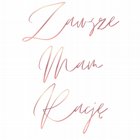 Torba bawełniana eko „Zawsze Mam Rację” 220 g