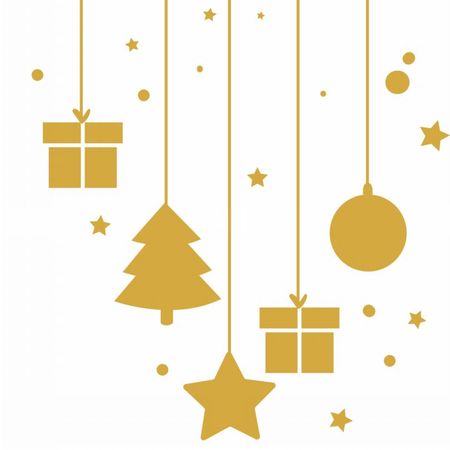 Torba bawełniana eko „Złote ozdoby” 220 g