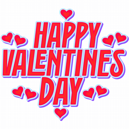 Torba bawełniana eko Happy Valentines Day 220g | Bavenna