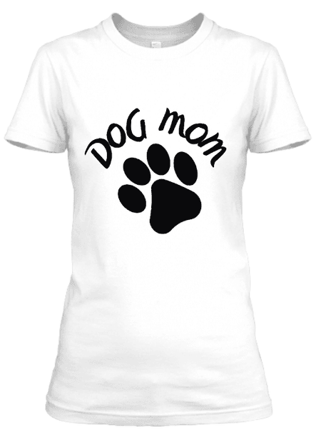 Koszulka damska (t-shirt) „Dog Mom” 160 g
