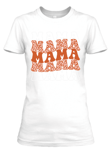 Koszulka damska (t-shirt) „Mama w stylu retro” 160 g