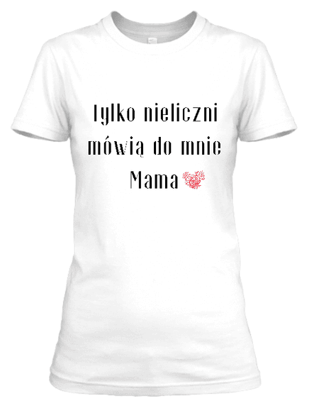 Koszulka damska (t-shirt) „Wyjątkowa Mama” 160 g