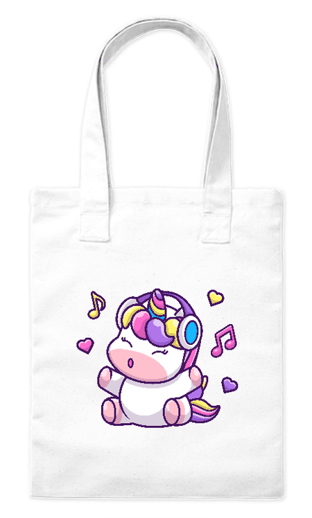 Torba bawełniana eko „Music Vibe Unicorn” 220 g 