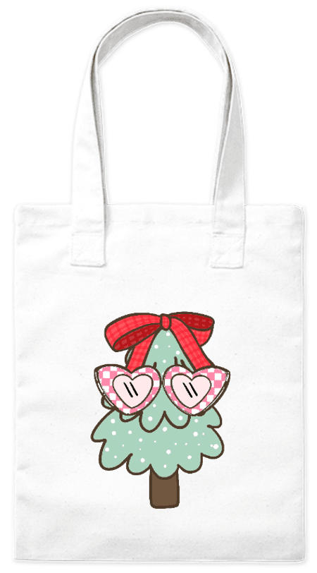 Torba bawełniana eko „Choinka w okularach” 220 g